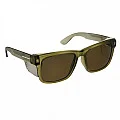 POLARISED SMOKE LENS WITH KHAKI FRAME 