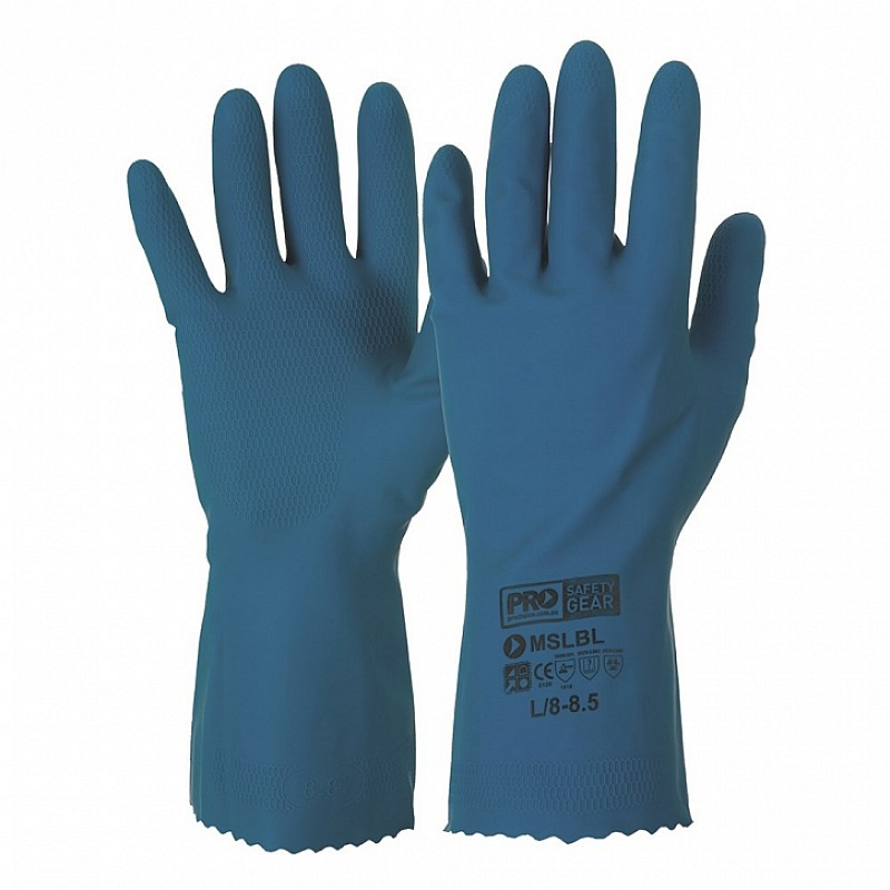 Prochoice Silverlined Gloves in Blue or Yellow - Front View