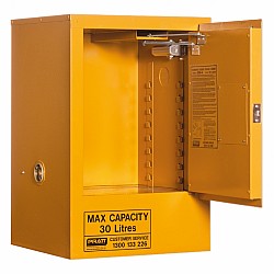 Flammable Storage Cabinet 30L 1 Door, 1 Shelf