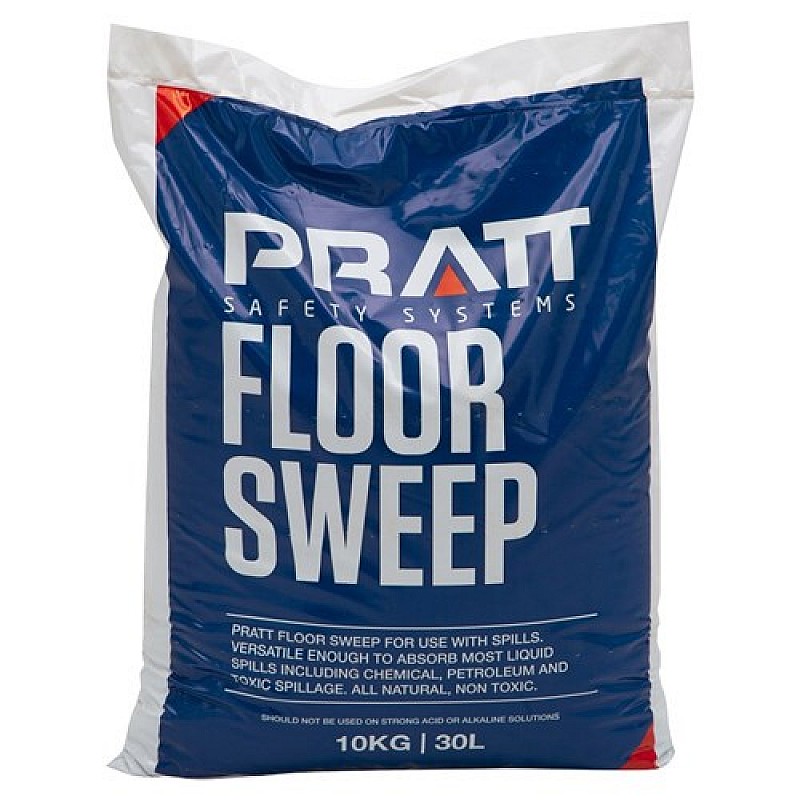 Pratt General Purpose Floor Sweep - 10kg in Blue - Front View