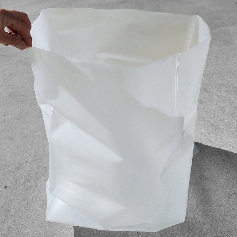 Medium Duty Opaque Rubbish Bags 700mm X 1100mm X 200um in Opaque - Front View