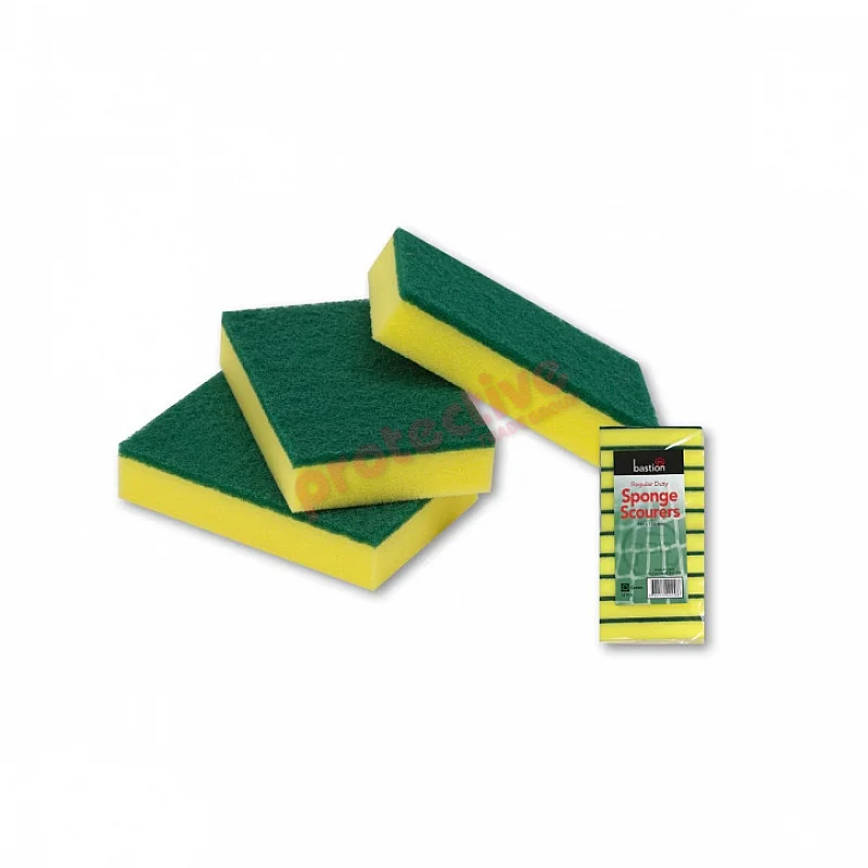 Regular Duty Green Sponge Scourer