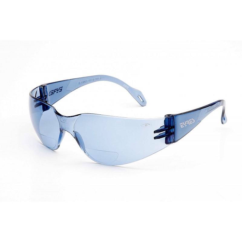 Light Blue Shamir Eyres Magnification 1.0 - 3.0 Safety Glasses