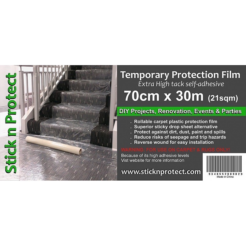 Carpet Protection Film Self Adhesive - Easy to Apply and Remove