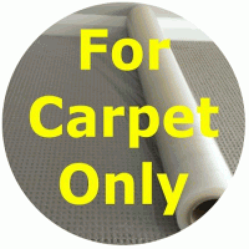 Carpet Protection Film Self Adhesive 1m X 200m in Clear - Front View