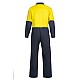 HI VIS POLY/COTTON TWO TONE COVERALLS 210gsm