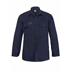 Long Sleeve Cotton Drill Shirt Ws3020