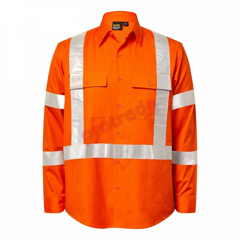 HI VIS RIPSTOP NSW RAIL SHIRT