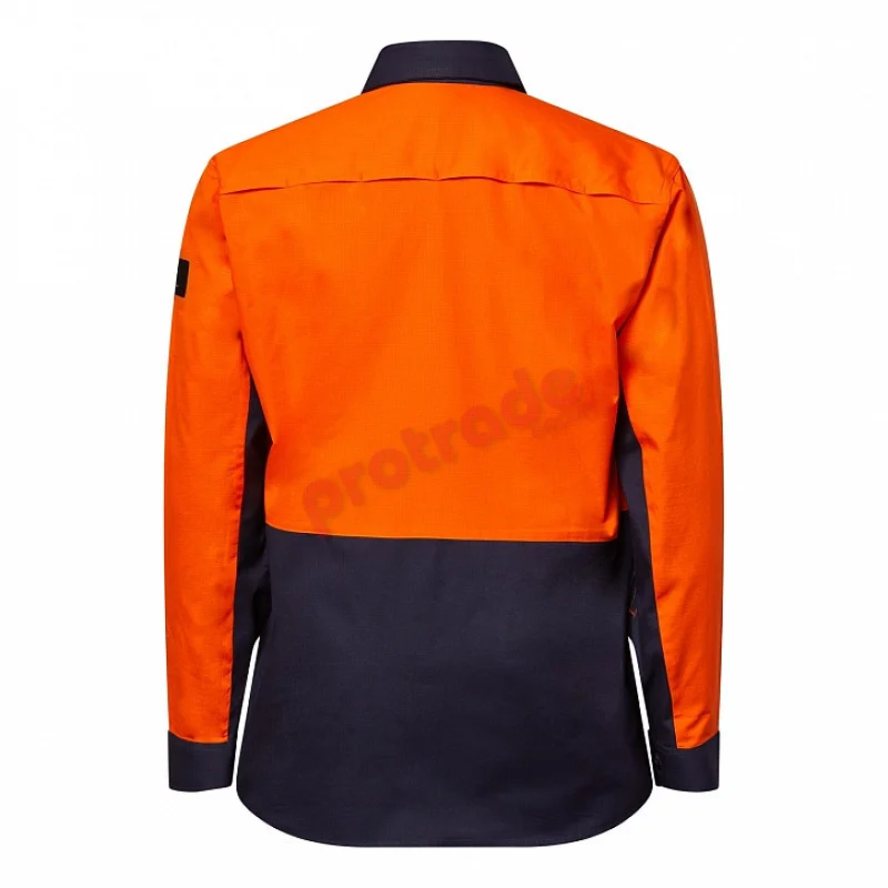 HIVIS VENTED LONG SLEEVE RIPSTOP SHIRT