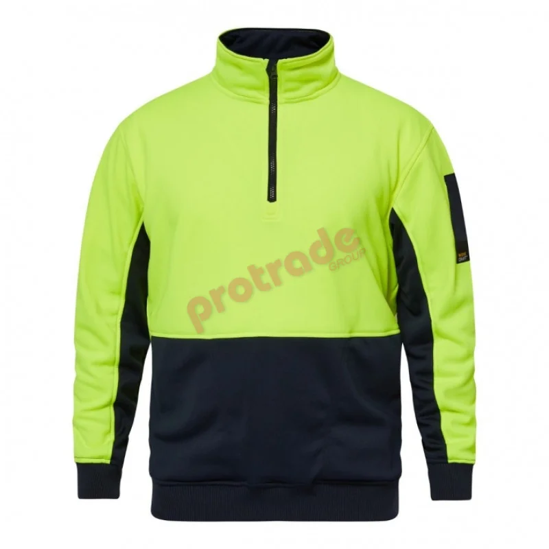 Hi Vis Two Tone Half Zip Pullover