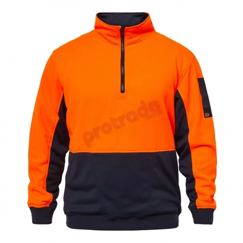 Hi Vis Two Tone Half Zip Pullover