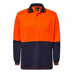 Work Craft Micromesh Polo With Pocket Long Sleeves - WSP202
