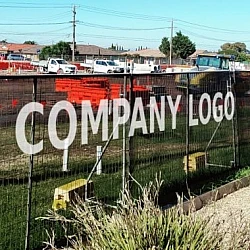 Custom Logo Printed Banner Mesh Fence