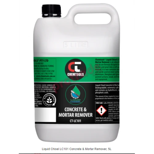 Concrete And Mortar Remover Liquid Chisel 5l Concrete And Mortar Remover Liquid Chisel 5l