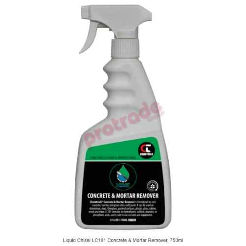 Concrete & Mortar Remover Liquid Chisel Spray Bottle Concrete & Mortar Remover Liquid Chisel Spray Bottle