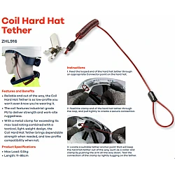 Hard Hat Tether Lanyard