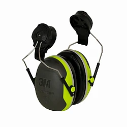 3M PELTOR X Series X4P3GS/E Premium Cap Attached Earmuff