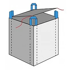 Bulka Bag 1.5 Ton Top Lid, Close Bottom