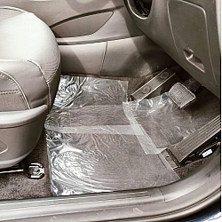 Handy Car Carpet Protection Film 320mm x 50M Roll - 125 Sheets