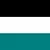 Black/White/Teal