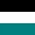 Black/White/Teal
