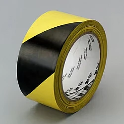 3M Safety Stripe Warning Tape 766, Black/Yellow