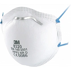3M Particulate Respirator P2 Mask 8320 Box Of 10