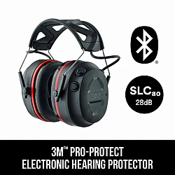 3M Pro-Protect Wireless Electronic Hearing Protector with Bluetooth