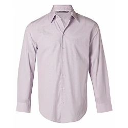 Men's Mini Check Long Sleeve Shirt - M7360L