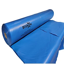 Builders Film Blue High Impact 4m X 33M X 200um Concrete Grade