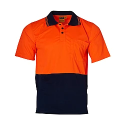 Hi Visibility Short Sleeve Cool dry Micro-Mesh Safety Polo Hi Visibility Short Sleeve Cool dry Micro-Mesh Safety Polo
