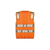 Unisex Hi Vis Zipper Vest with Reflective Tape - ZV998
