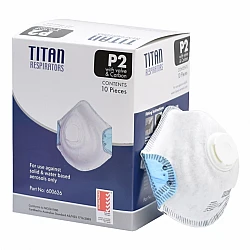 TITAN P2 Valved Carbon Disposable Respirator - Pack of 10