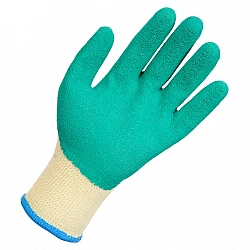 CATGRIP Green Latex Palm Grip Gloves - Pack of 12