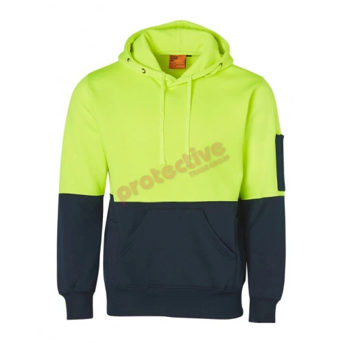 SW38 HI-VIS TWO TONE FLEECY HOODIE UNISEX SW38 HI-VIS TWO TONE FLEECY HOODIE UNISEX
