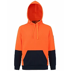 Hi Vis Two Tone Water Resistant Fleece Hoodie SW91