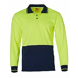 High Visibility Long Sleeve Polo Sw05cd