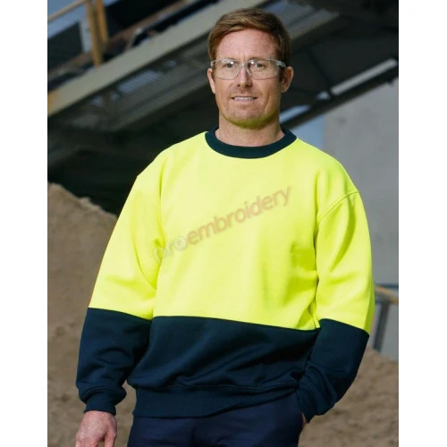 HI-VIS 2 Tone Crew Neck - SW09 HI-VIS 2 Tone Crew Neck - SW09