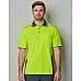 Unisex Hi Vis Bamboo Charcoal Vented Ss Polo - Sw79