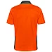 Unisex Hi Vis Bamboo Charcoal Vented Ss Polo - Sw79