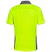 Unisex Hi Vis Bamboo Charcoal Vented Ss Polo - Sw79