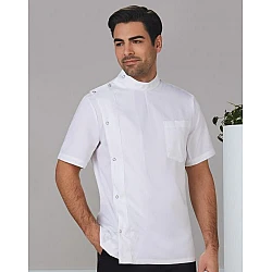 Men's Stud Front Short Sleeve Jacket M7636