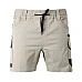 Unisex cotton stretch drill cuffed work shorts - WP29
