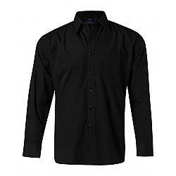 Men's Poplin Long Sleeve Business Shirt Bs01l