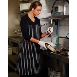 Hospitality Bib Stripe Apron Ap04