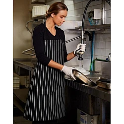 Hospitality Bib Stripe Apron Ap04