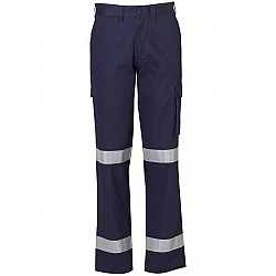 Ladies' Heavy Cotton Drill Cargo Pants With Biomotion 3M Tapes Wp15hv