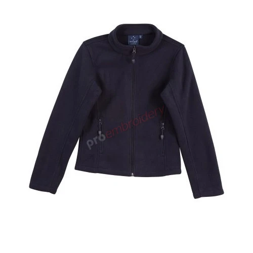 Ladies Bonded Polar Fleece Full Zip Fitted Jacket Pf08 Ladies Bonded Polar Fleece Full Zip Fitted Jacket Pf08