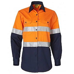 Ladies Long Sleeve Safety Shirt  Sw65