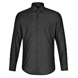 Ascot Mens Long Sleeve Dot Jacquard M7400l